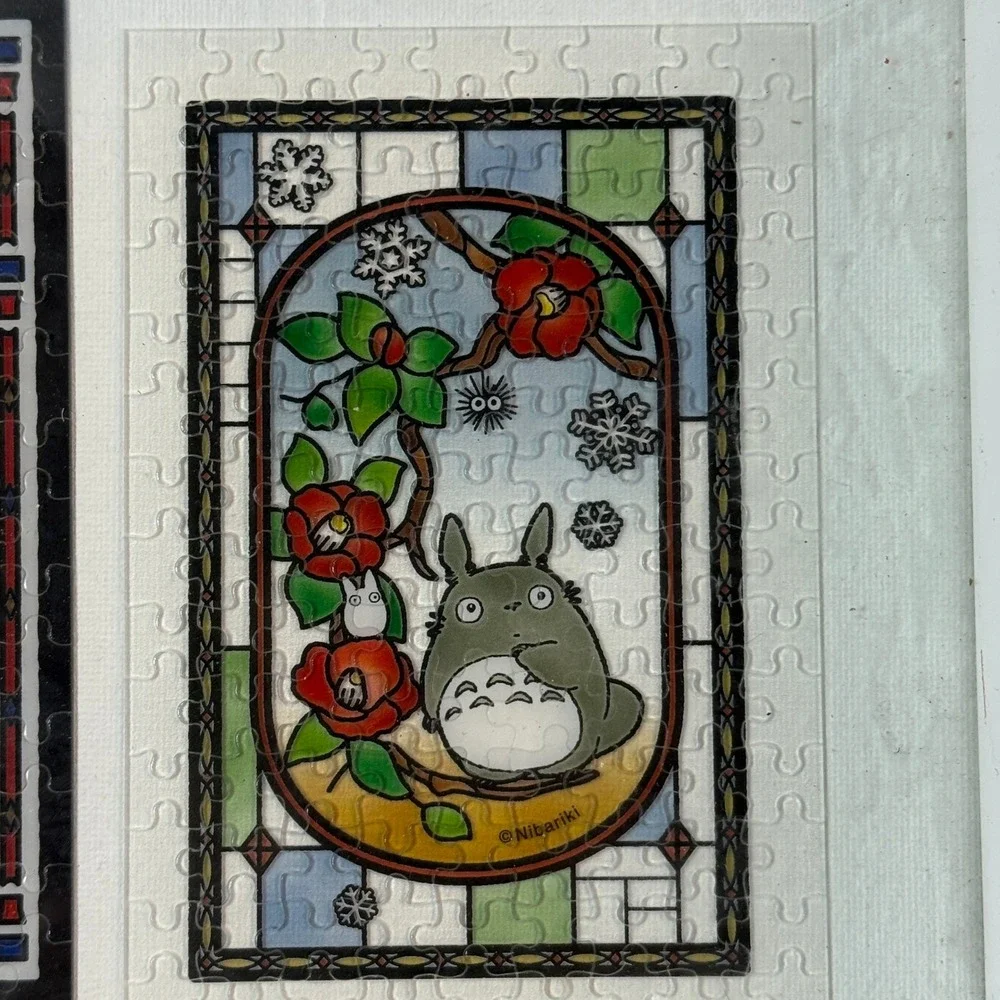 Vintage Studio Ghibli Puzzle‎ Art Spirited Away Totoro Nibariki 2001 Anime Decor